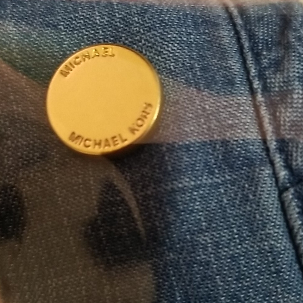 NWT MICHAEL Michael Kors Blue Chambray Rom… - Picture 5 of 8